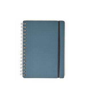 Cuero Two Tone A5 Notebook Petrol & Pink
