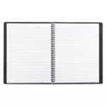 Duraflex Poly Notebook, 1-Subject, Medium/College Rule, Black Cover, (80) 11 x 8.5 Sheets - Image 2