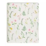 U Brands 2 Pocket Fashion Plastic Folder Pressed Botanicals Cream, School Supplies - Image 2