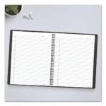 Duraflex Poly Notebook, 1-Subject, Medium/College Rule, Black Cover, (80) 11 x 8.5 Sheets - Image 4